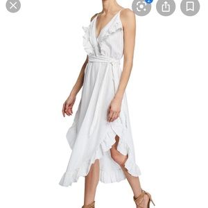 Iro lemon linen long dress. Size 34